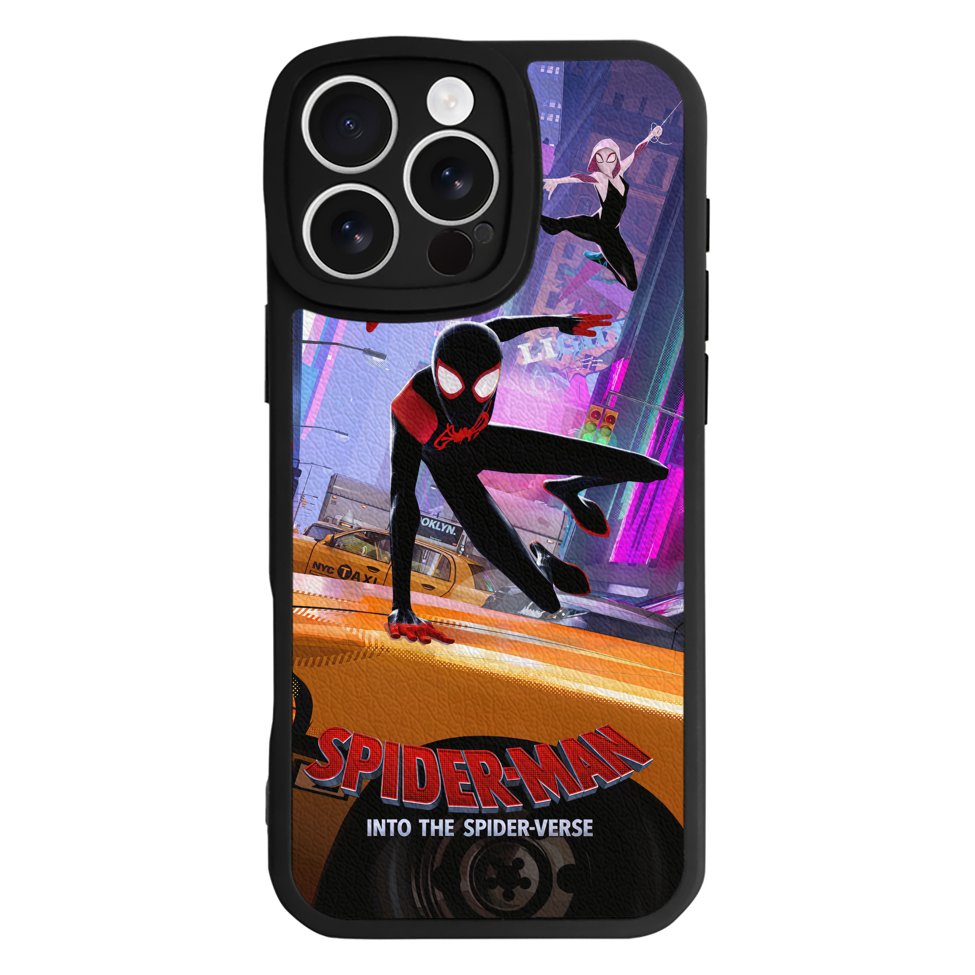 Spider Man スパイダーマン 【iPhone 16シリーズ対応】シリコンスマホケース（レザー調） 材質：シリコン